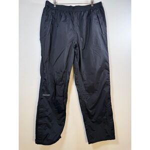 Marmot Mens PreCip Waterproof Rain Pants Black XXL C50240 Hiking Ripstop Shell